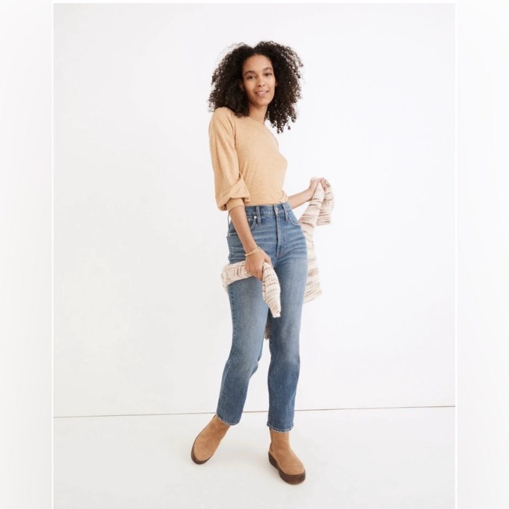Madewell The Perfect Vintage Jean Belbury Wash High Waist Tapered Mom Jeans Size
